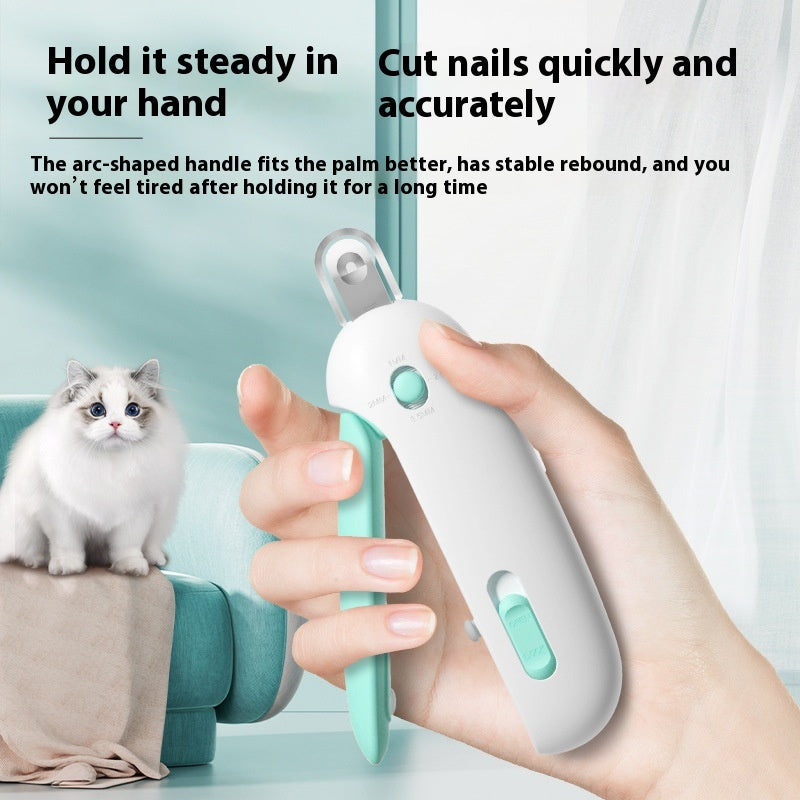 Pets Nail Scissors With Gravity Push Scissors