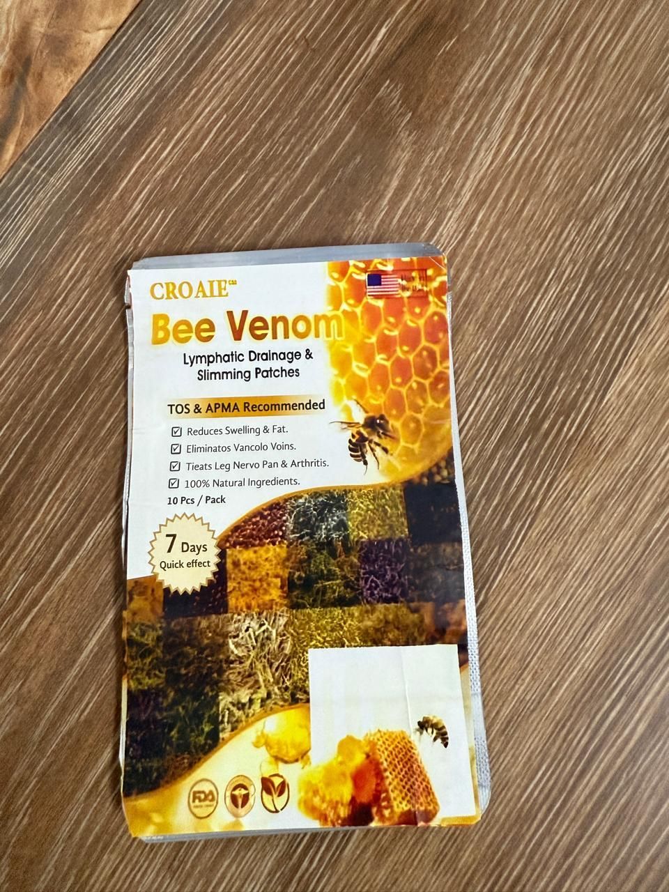 Bee Venom Lymphatic Driamage & Sliming Patches (10 Patches)
