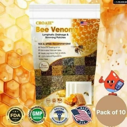 Bee Venom Lymphatic Driamage & Sliming Patches (10 Patches)