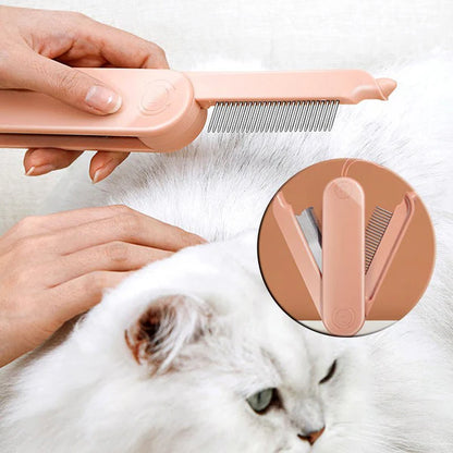 Pain-Free Pet De-Matting & Grooming Comb – Tangle-Free Coat & Gentle Hair Removal
